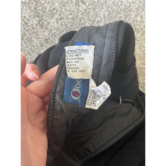 VTG 70s Obermeyer Japan Pants Retro 2 Tone Padded Knees Quilted RARE Small? I - Picture 6 of 12